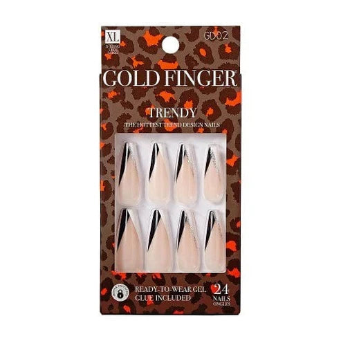 Goldfinger Trendy Press on Nails- Never Enough GD02