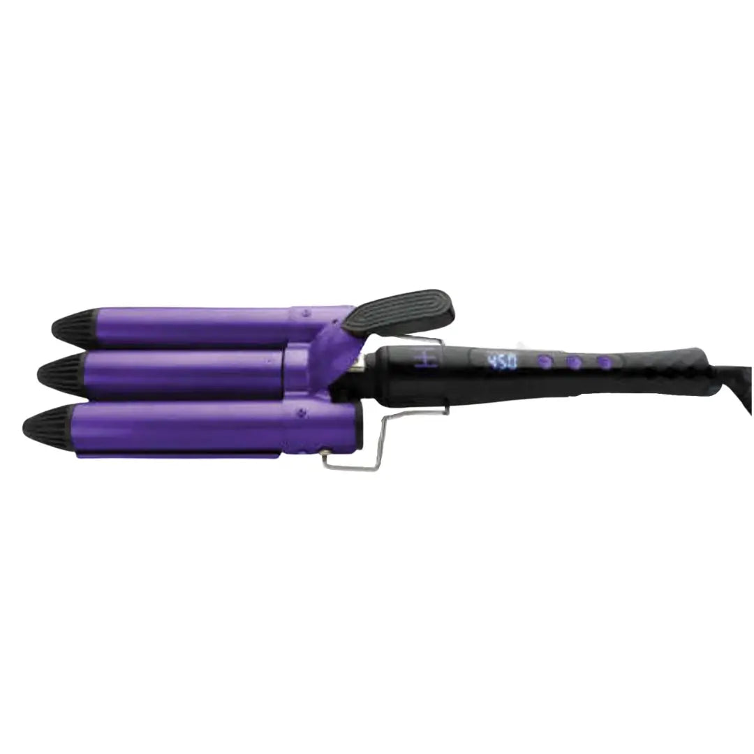 Hot & Hotter Digital Ceramic 3 Barrel Waver 1 Inch