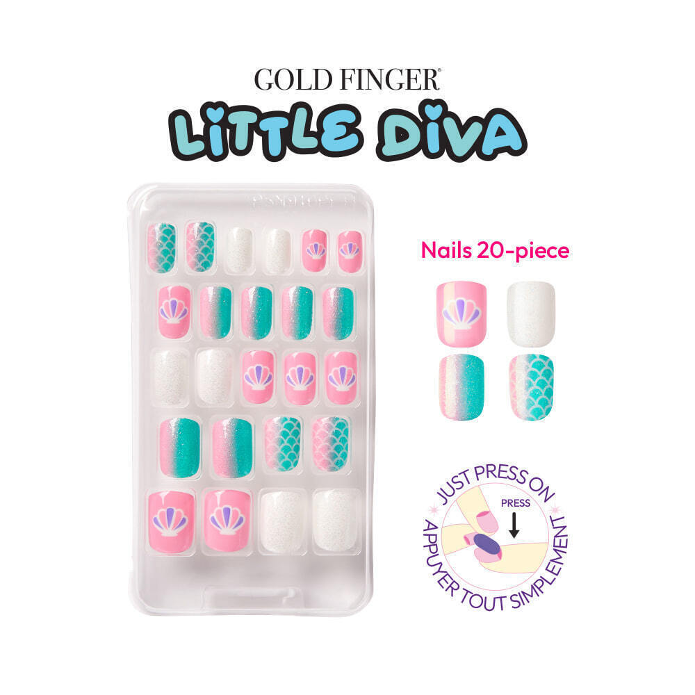 Goldfinger Little Diva Sticker Nails-Premiere BLL03