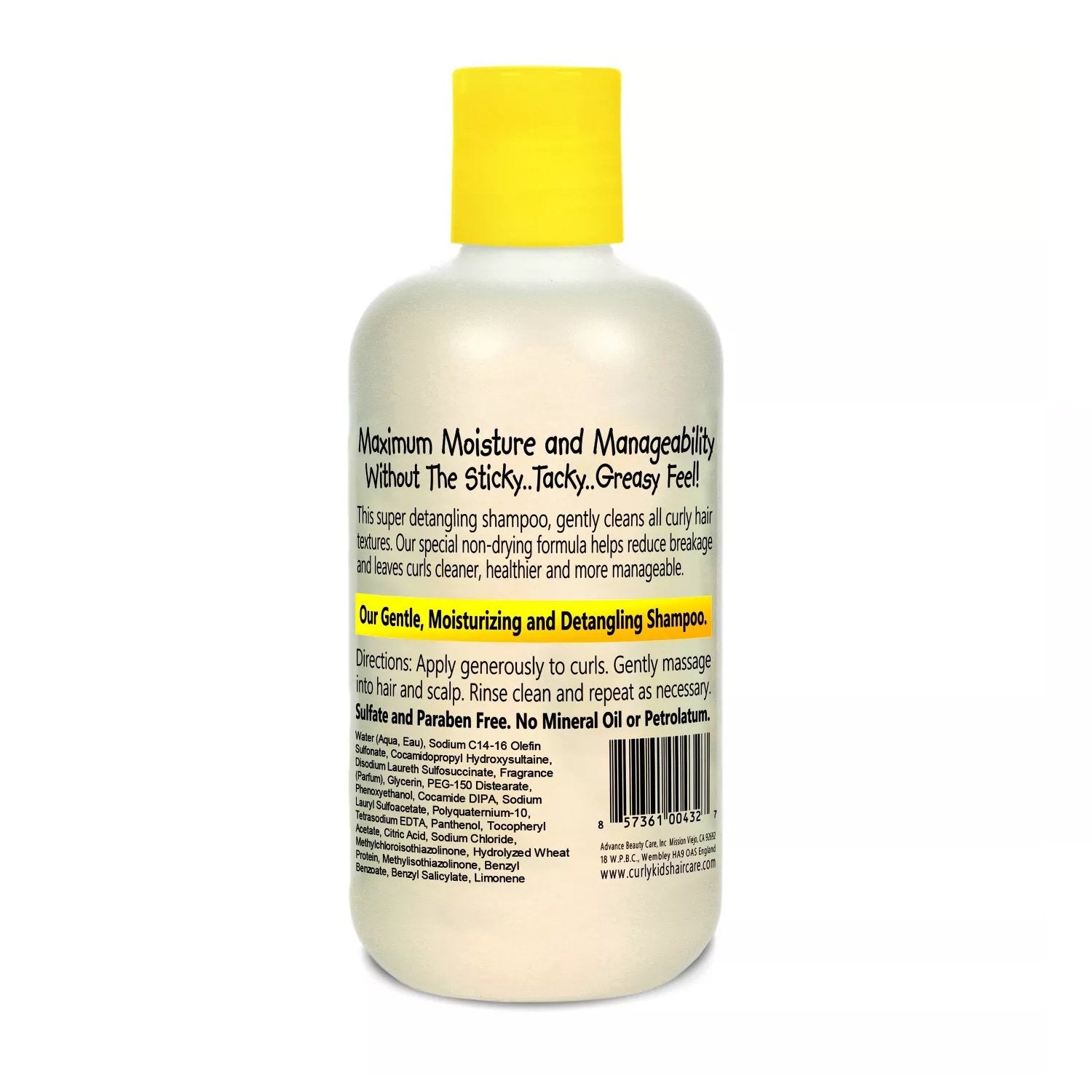 Curly Kids Super Detangling Shampoo 8 oz