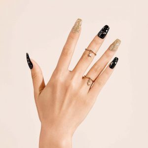 Goldfinger Trendy Press on Nails- Shooting Stars GD16