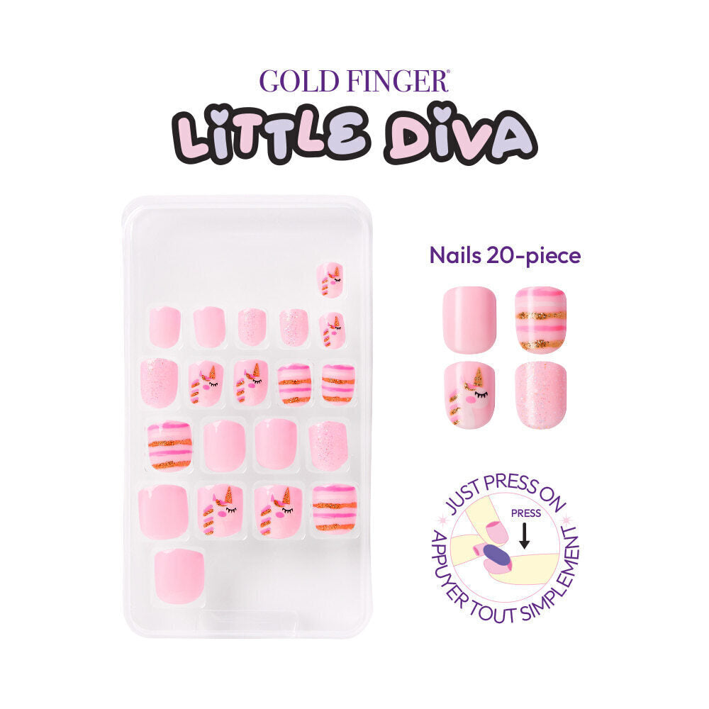 Goldfinger Little Diva Sticker Nails- Crystal Persuasion- BLDG01