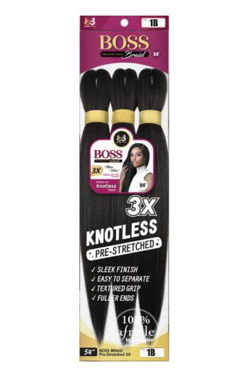 Boss 3x Knotless Braiding Hair Color 30 54"