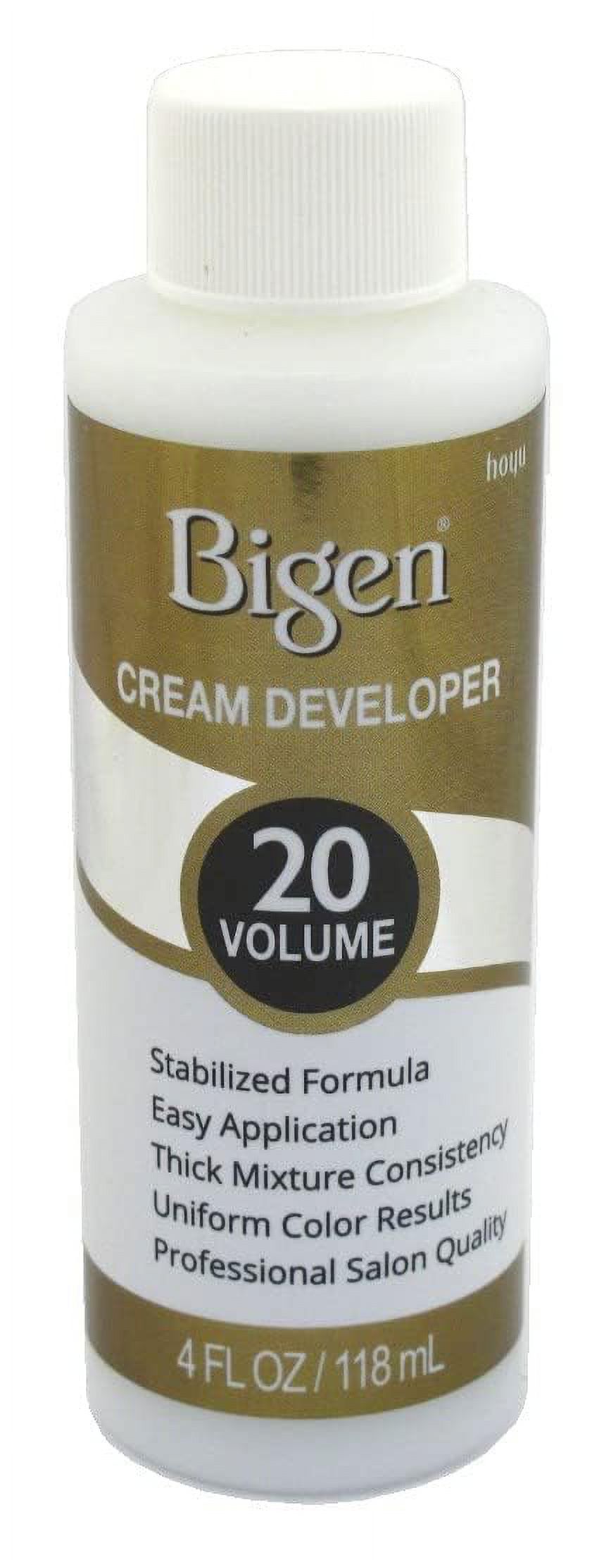 Bigen Cream Developer 20 volume 4 oz