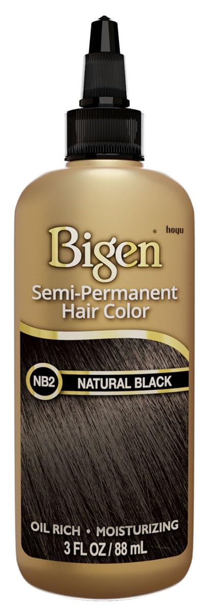 Bigen Semi Permanent Hair Color NB2-Natural Black