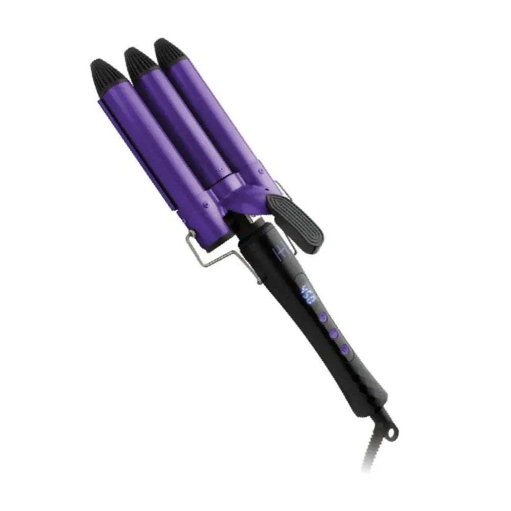 Hot & Hotter Digital Ceramic 3 Barrel Waver 1 Inch