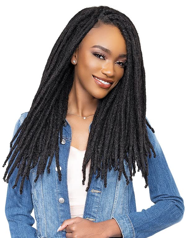 Janet Loc And Roll  Human Hair Locs 12"  Color 30