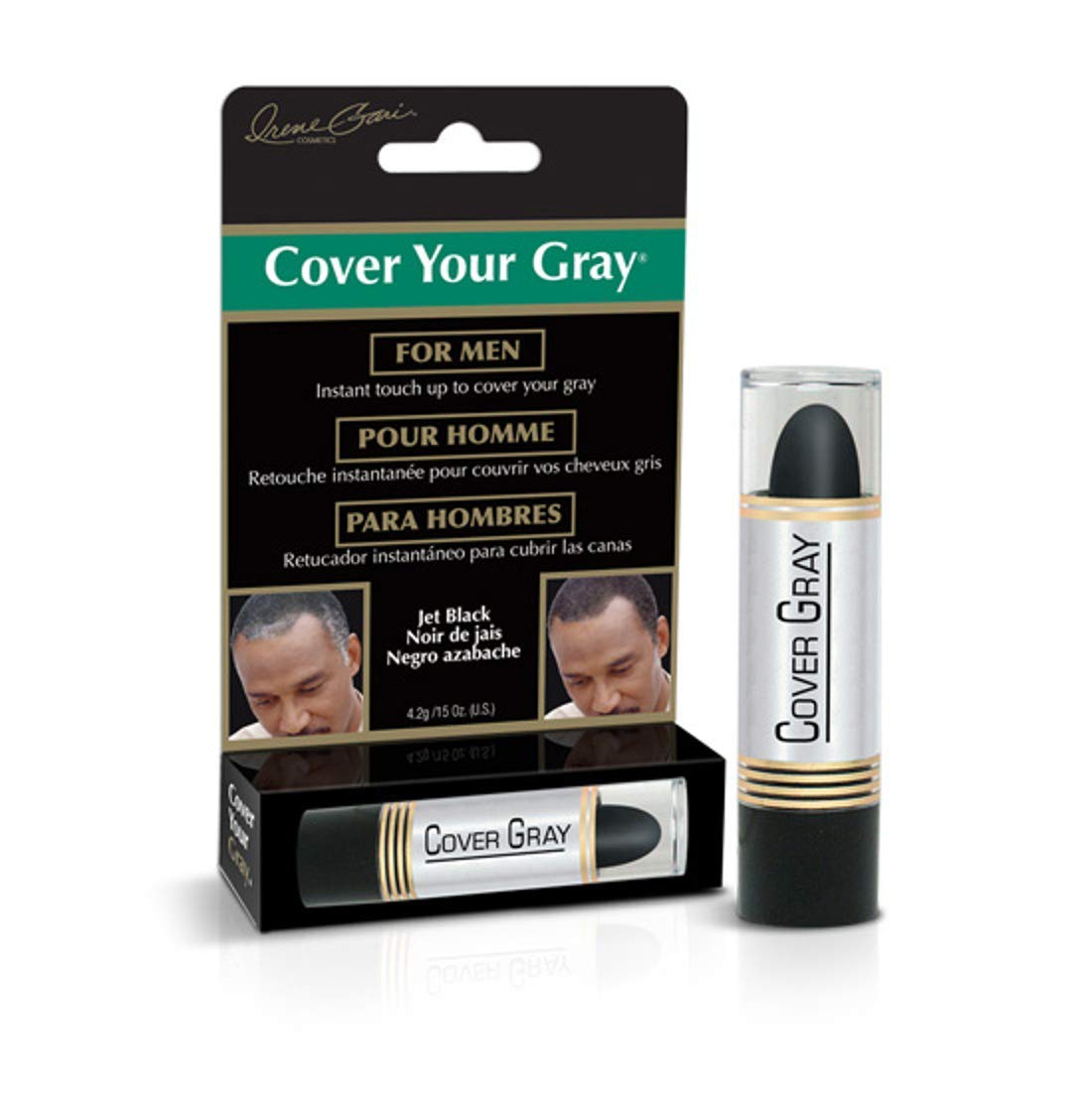 Cover Your Gray Men's Touch Up Stick-Black