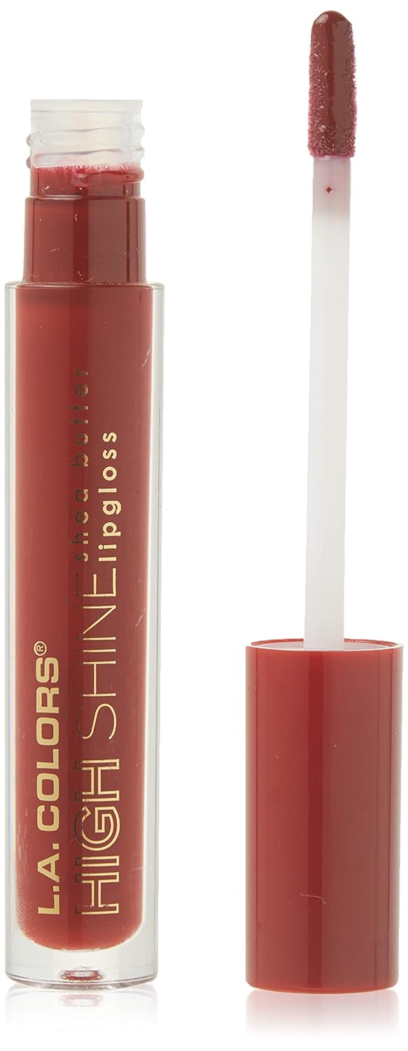 LA Colors High Shine Shea Butter Lip Gloss-Scarlett