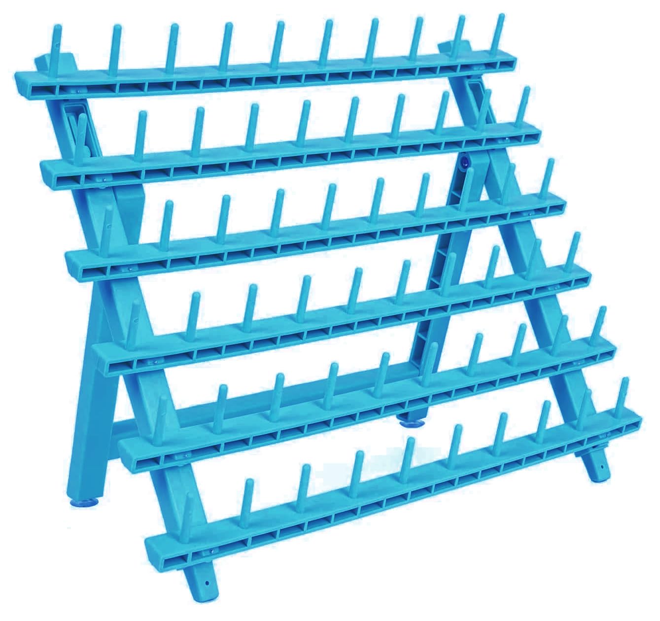 Dream World 120 Spool Braiding Hair Rack Turquoise