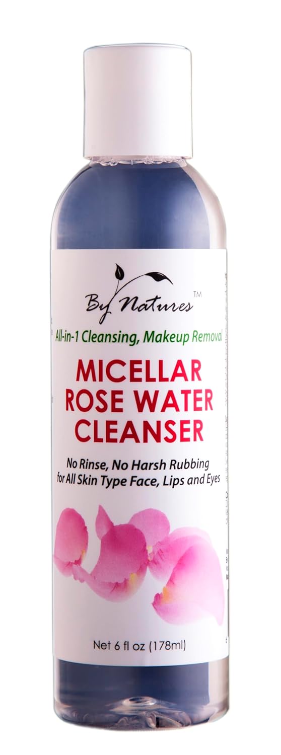 By Nature Micellar Rose Water Cleanser 6 oz