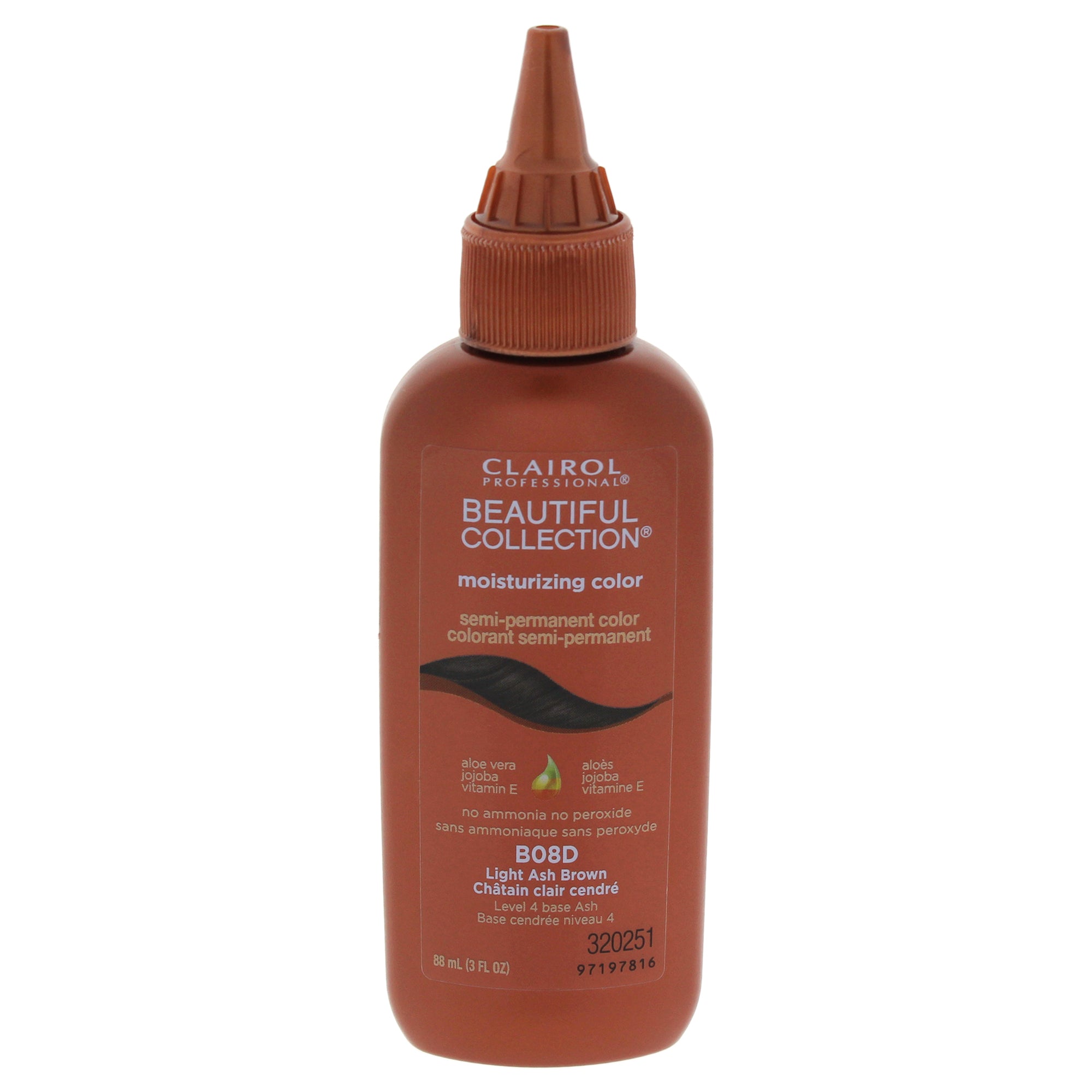 Clairol Beautiful Collection B08D-Light Ash Brown 3 oz