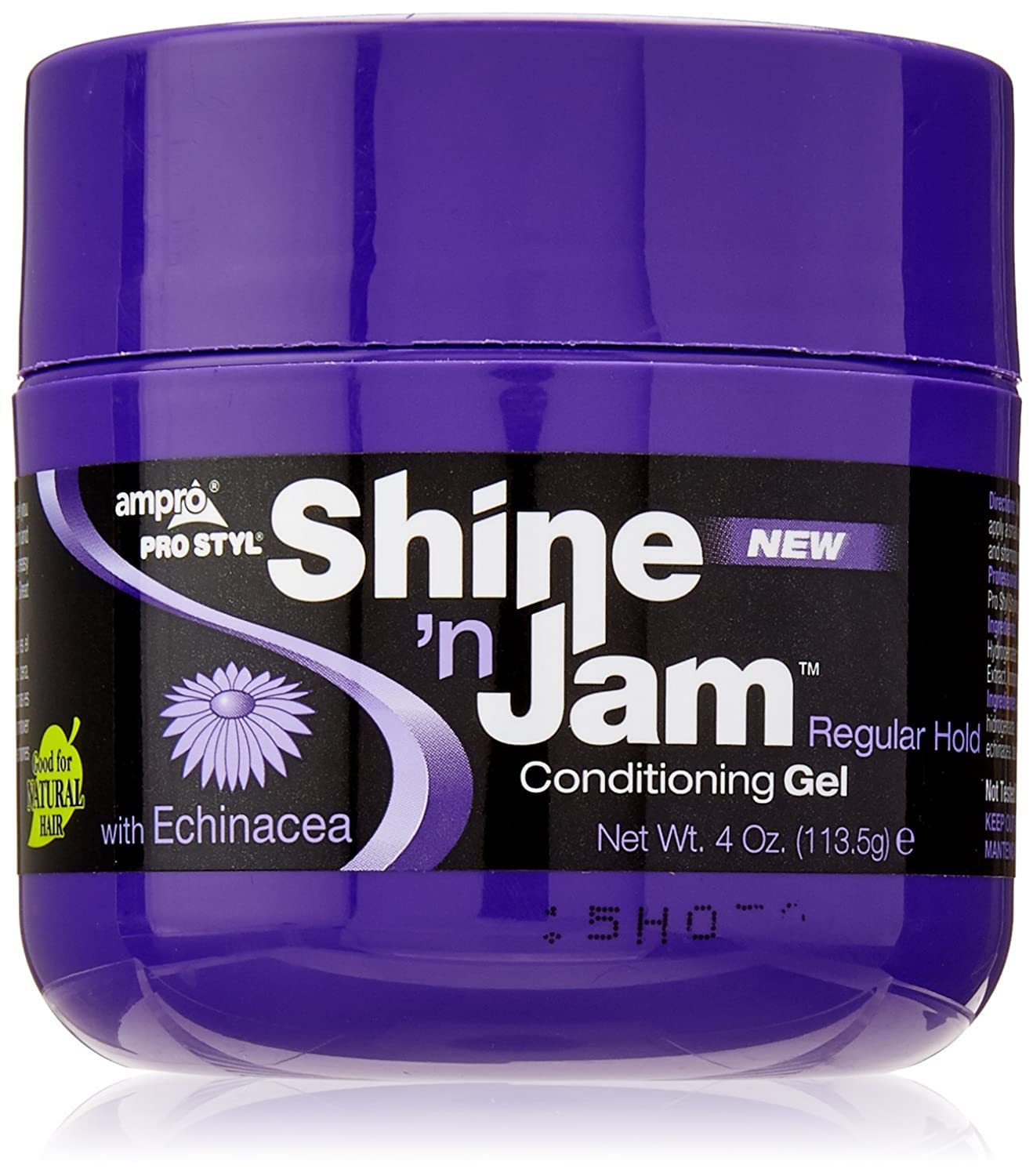 Ampro Shine 'n Jam Conditioning Gel with Echinacea Regular Hold 8oz