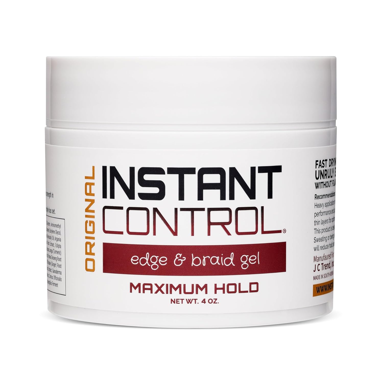 Instant Control Edge & Braid Gel Maximum Hold 4oz