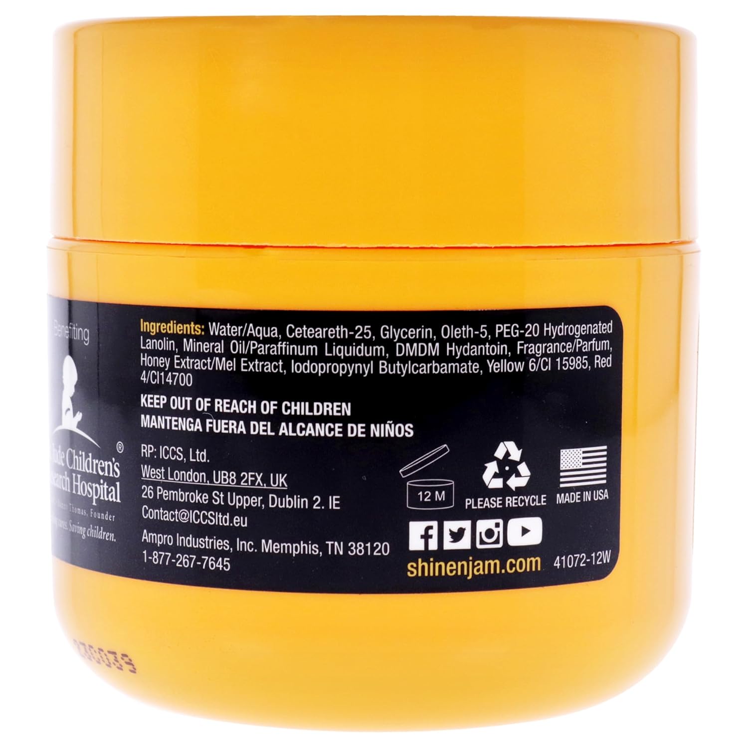 Ampro Shine 'n Jam Conditioning Gel, Extra Hold, 4oz