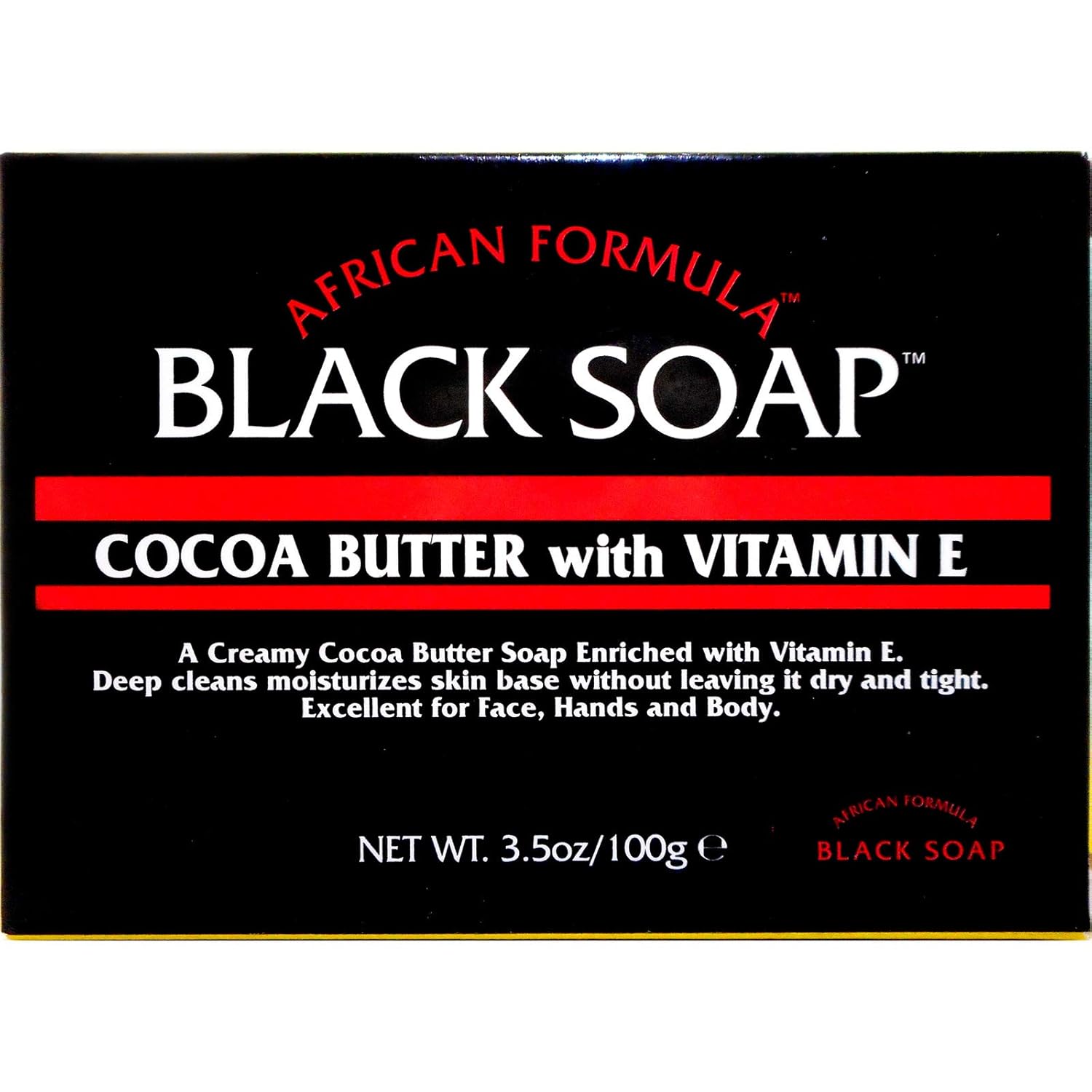 African Formula Black Soap 3.5oz