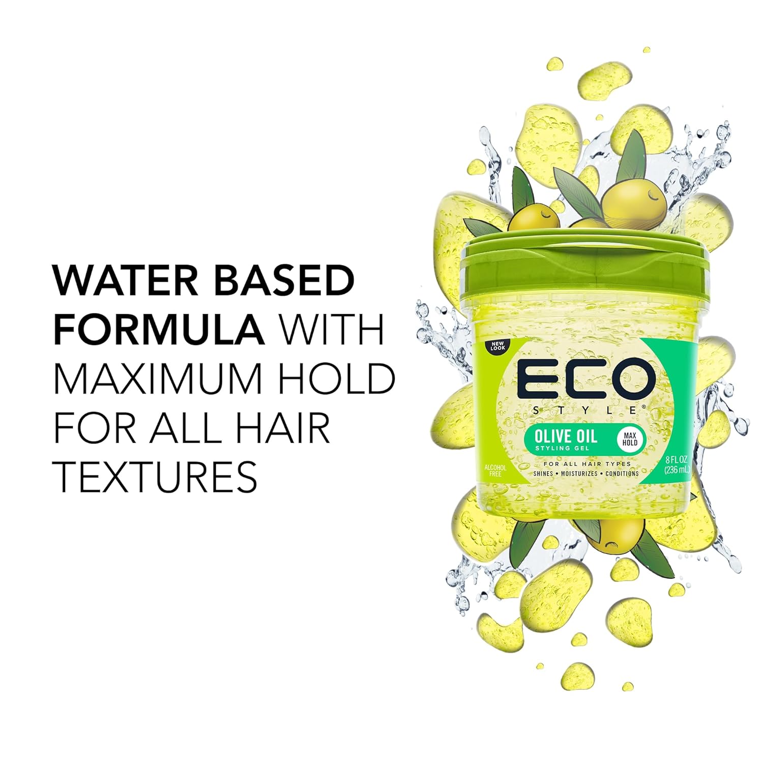 Eco Style Gel Olive Oil 8oz