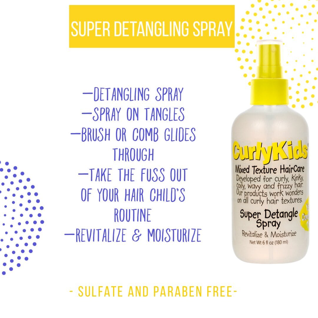 Curly Kids Super Detangling Spray 6 oz