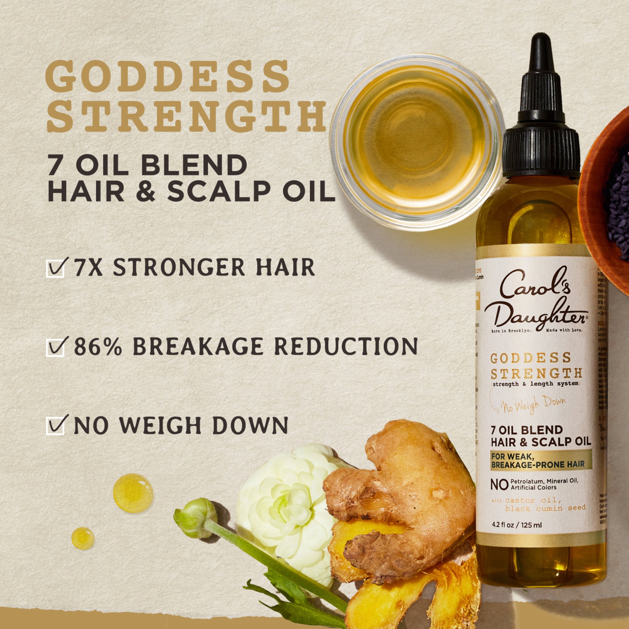 Carols Daughter Goddess Strength Oil 4.2oz