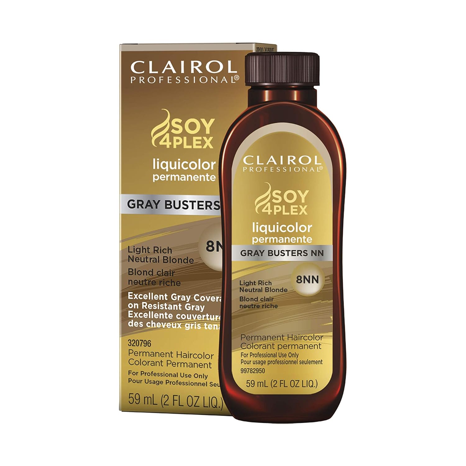 Clairol Soy 4 Plex 8NN-Light Rich Neutral Blonde