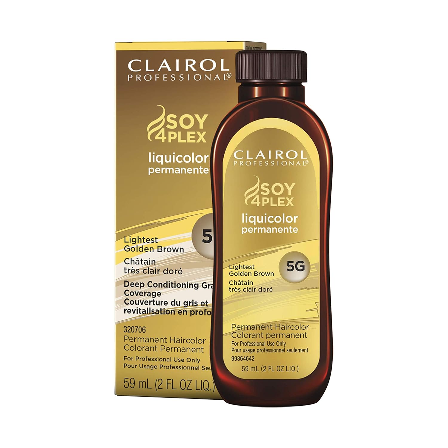 Clairol Soy 4 Plex 5G-Lightest Golden Brown 2 oz