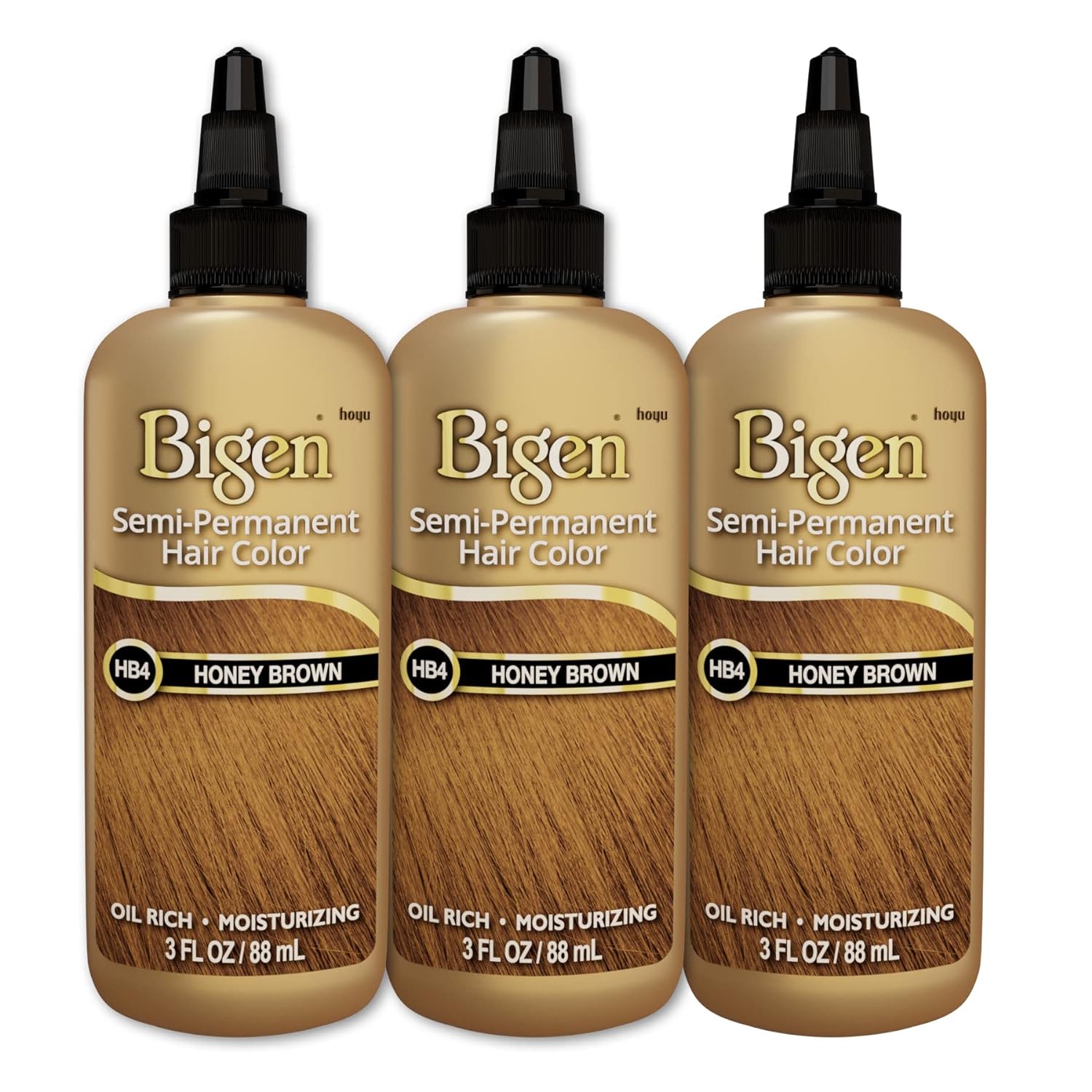 Bigen Semi Permanent Hair Color HB4-Honey Brown