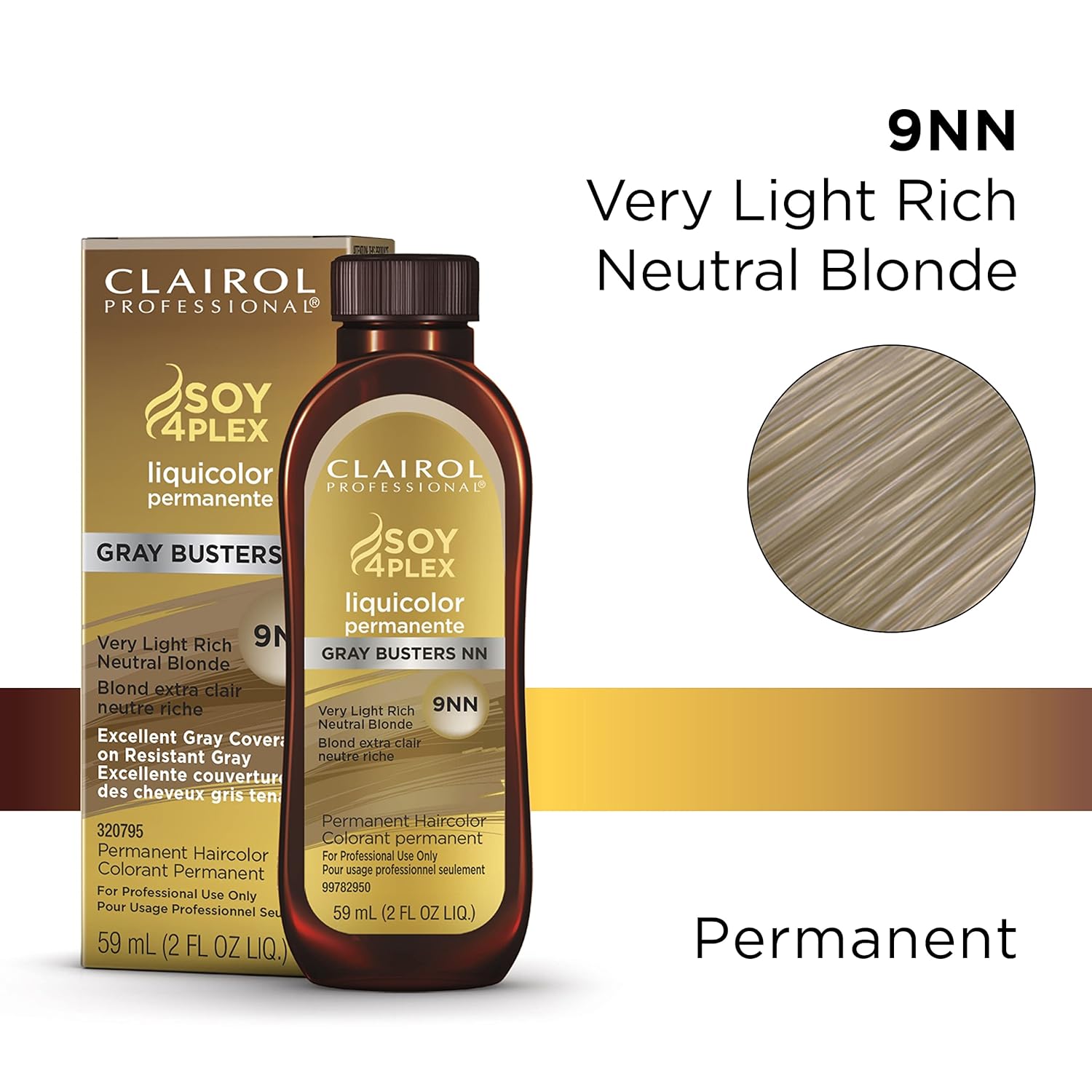 Clairol Soy 4 Plex 9NN-Very Light Neutral Blonde 2 oz