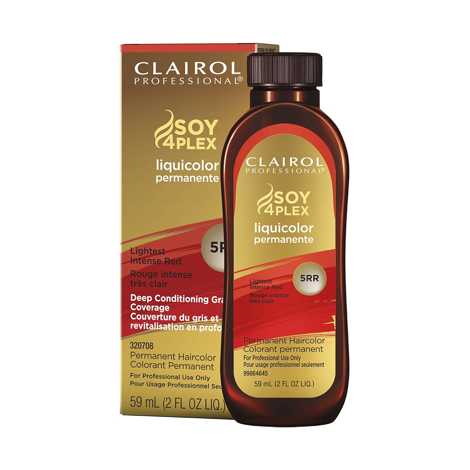 Clairol Soy 4 Plex 5RR-Lightest Intense Red 2 oz