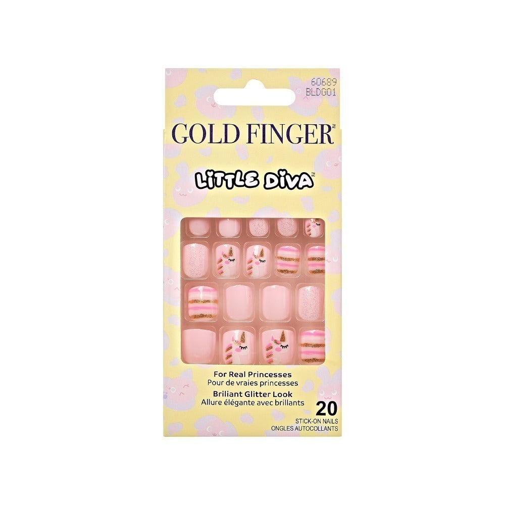 Goldfinger Little Diva Sticker Nails- Crystal Persuasion- BLDG01