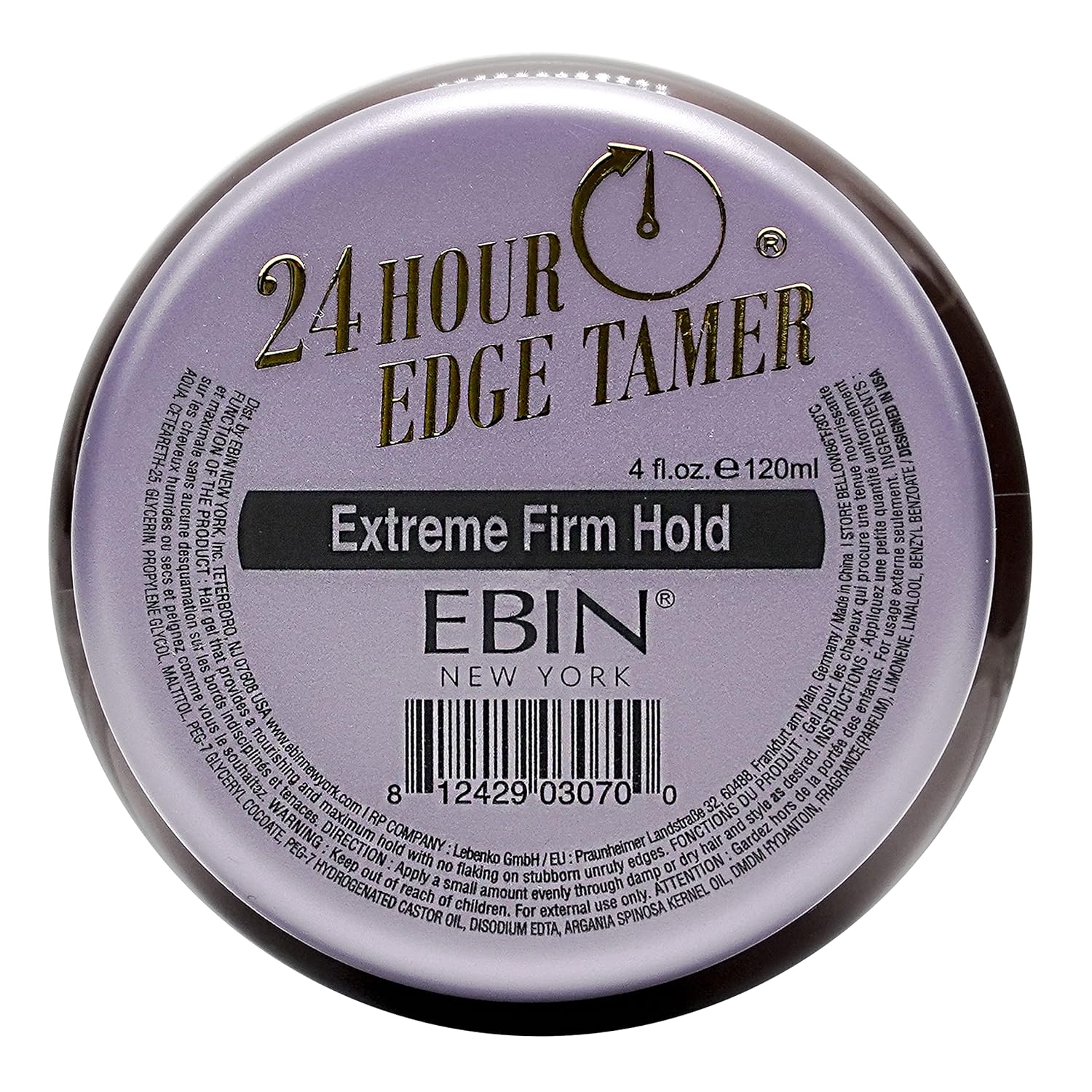 EBIN NEW YORK 24 Hour Edge Tamer - Extreme Firm Hold 4oz