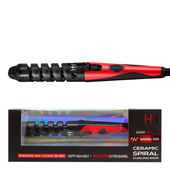 Hot And Hotter Spiral Curling Iron 3/4"