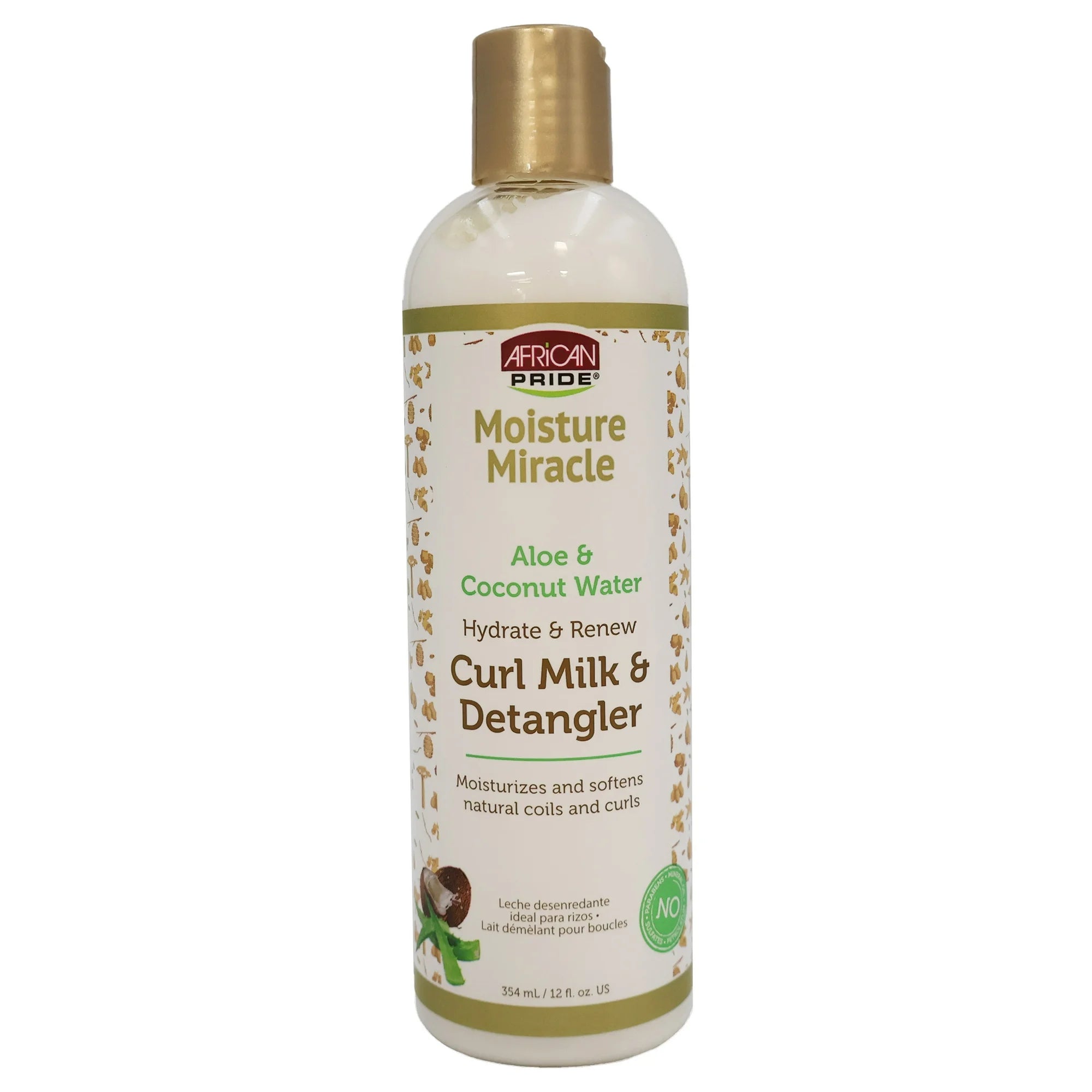 African Pride Curl Milk & Detangler 12oz