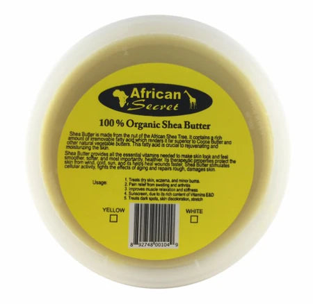 African Secret Shea Butter Yellow 16 oz