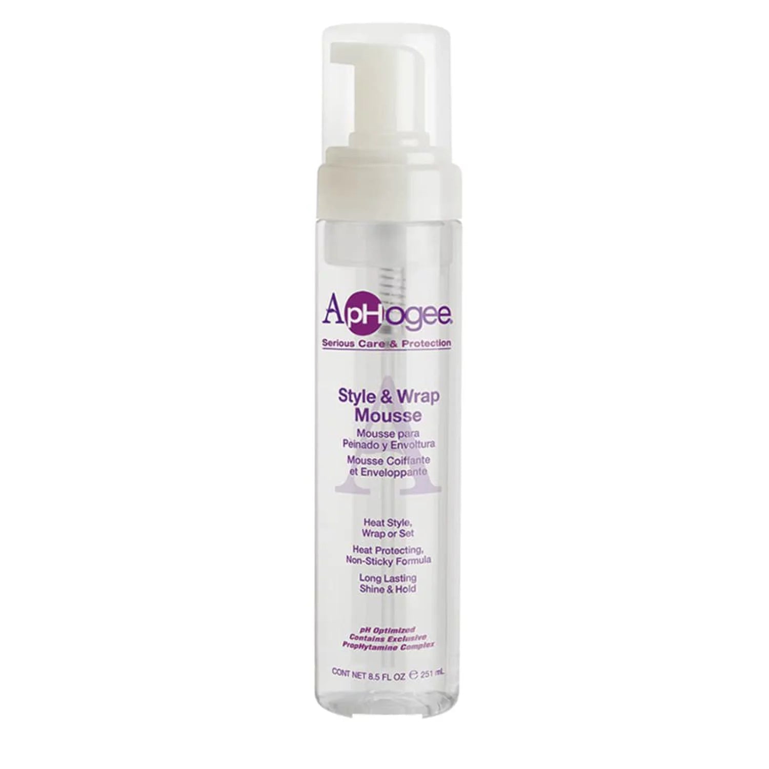 Aphogee Style And Wrap Mousse 8.5oz