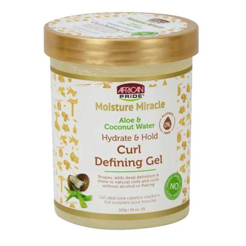 African Pride Curl Defining Gel w/ Aloe & Coconut Water 18oz