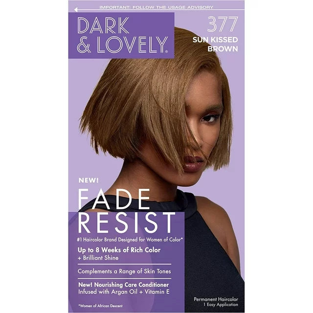 Dark And Lovely Fade Resist Color-Sun Kissed Brown 377