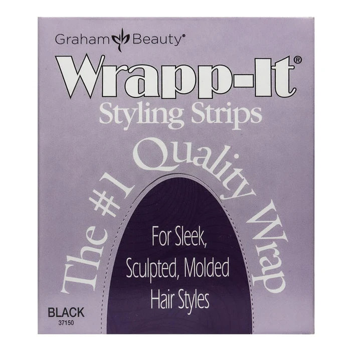 Graham Wrapp It Styling Strips 40ct -Black