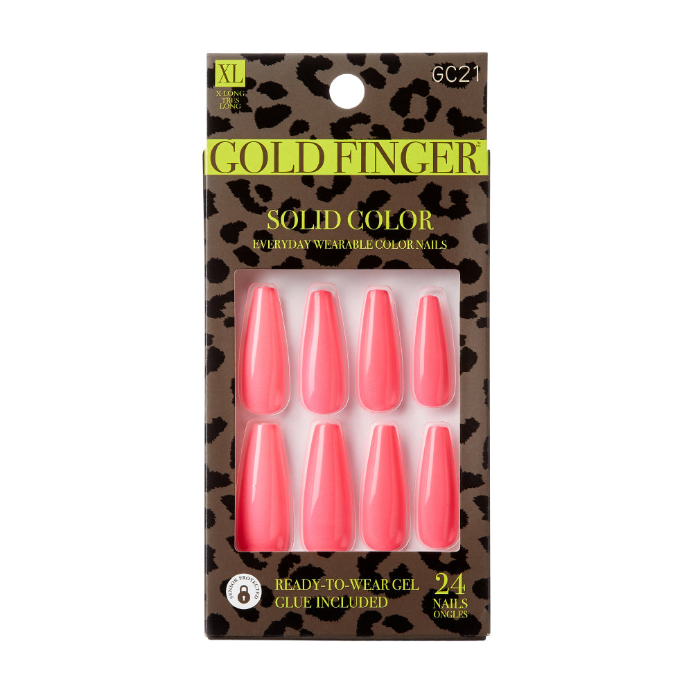 Goldfinger Solid Color Press on Nails-Please GC21