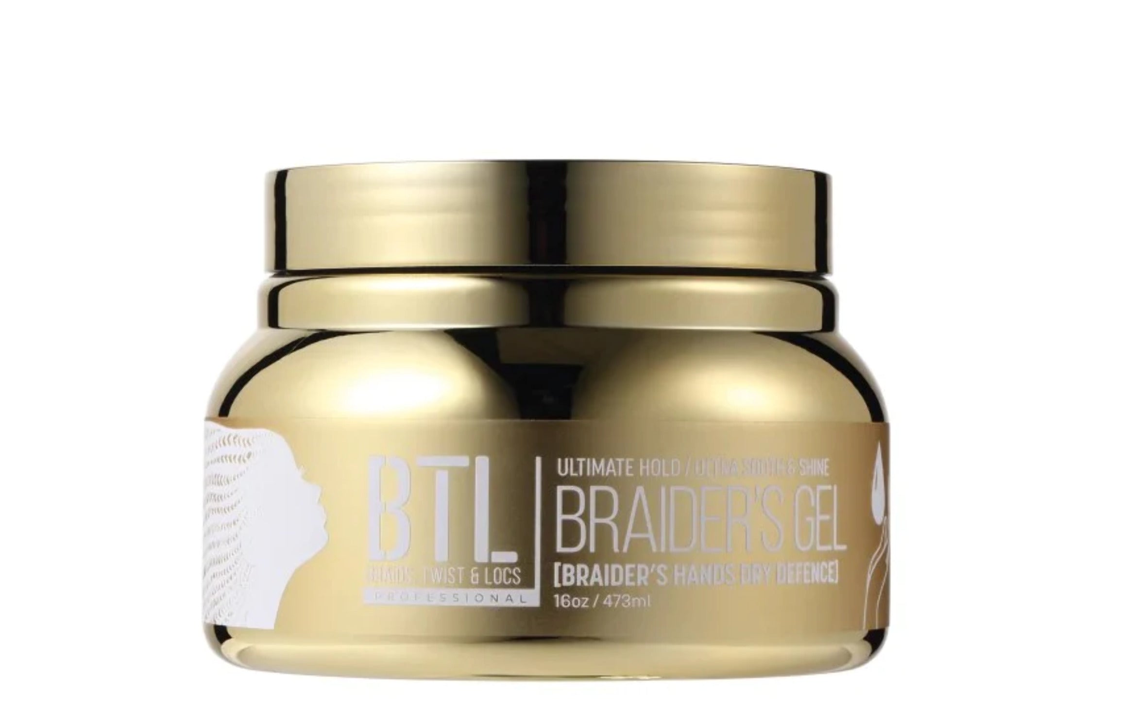 BTL Ultimate Performance Braiding Gel Braiders Hand Dry Defense 8 oz