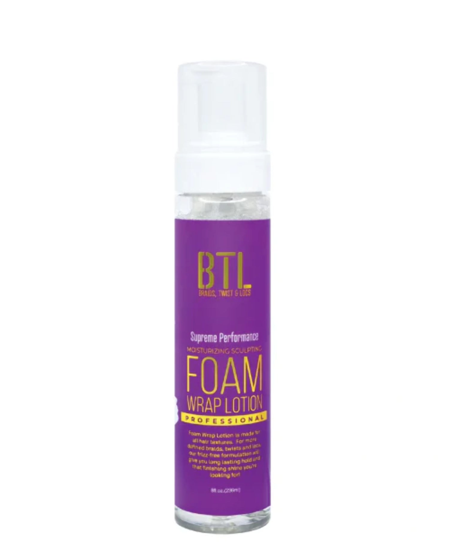 BTL Foam Wrap Lotion 8 oz