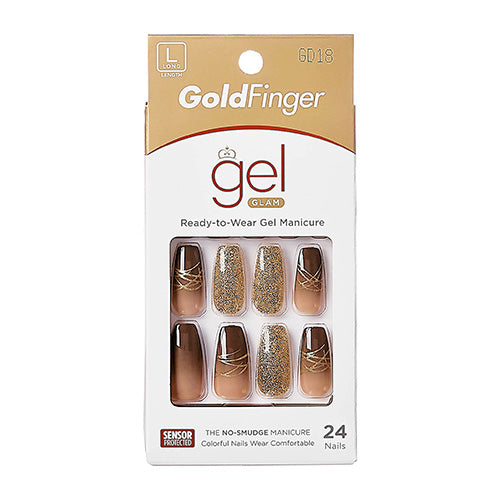 Goldfinger Trendy Press on Nails-Q&A GD18