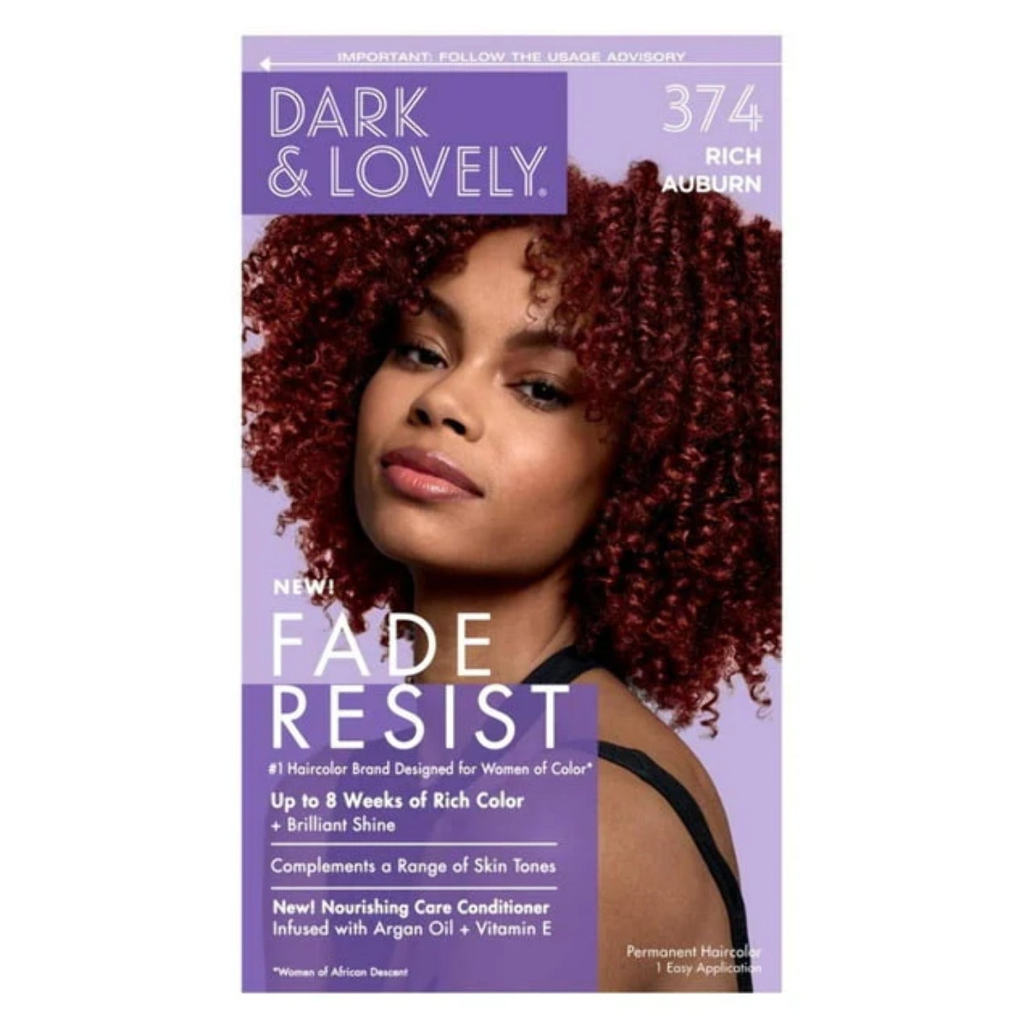 Dark And Lovely Fade Resist Color- Rich Auburn 374