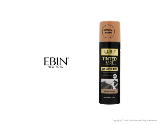 Ebin Tinted Lace Spray Medium Brown 3.38oz