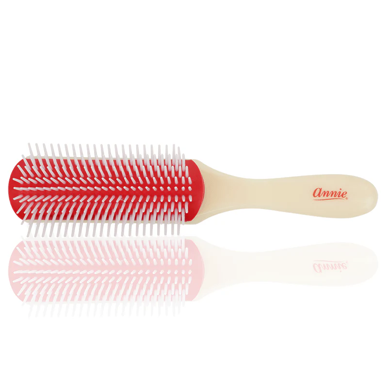 Annie Ergo Rubber Cushion Detangling Brush 9 Row