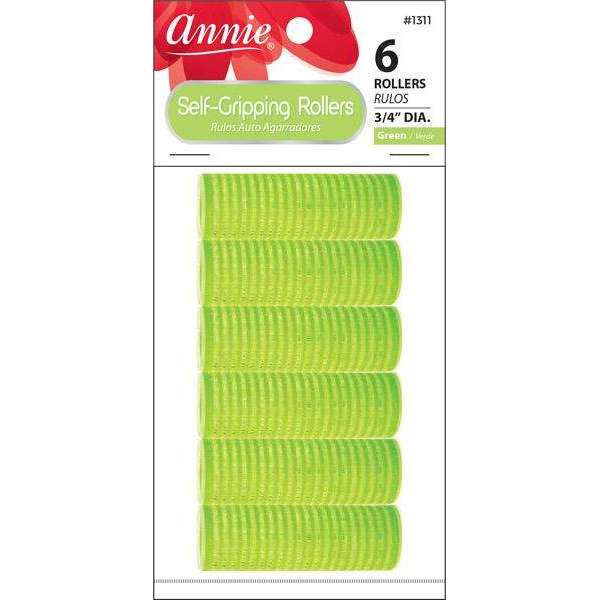 Dream World Self Grip Rollers Lime 3/4" 6 Pack