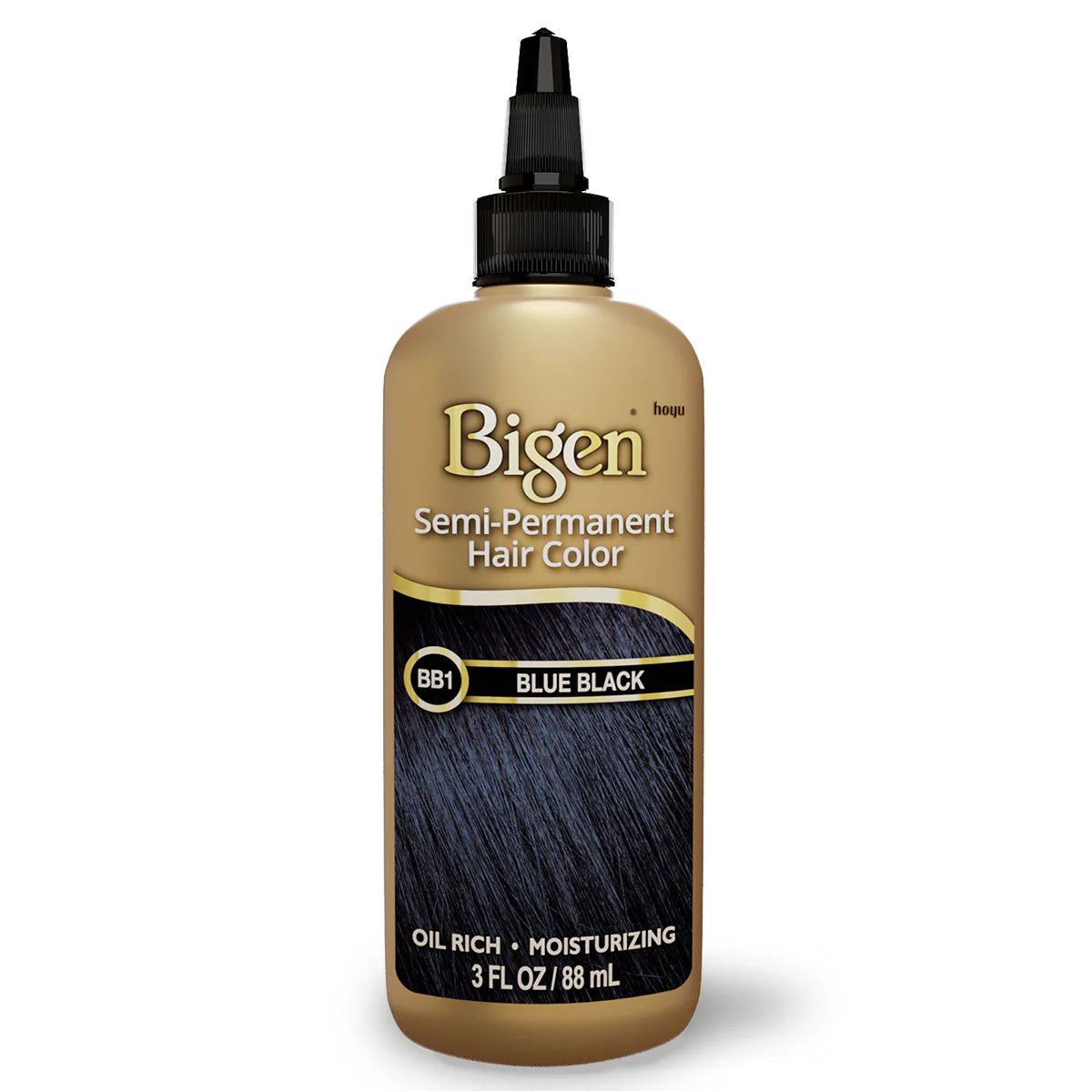 Bigen Hair Color Semi Permanent Color  BB1-Blue Black