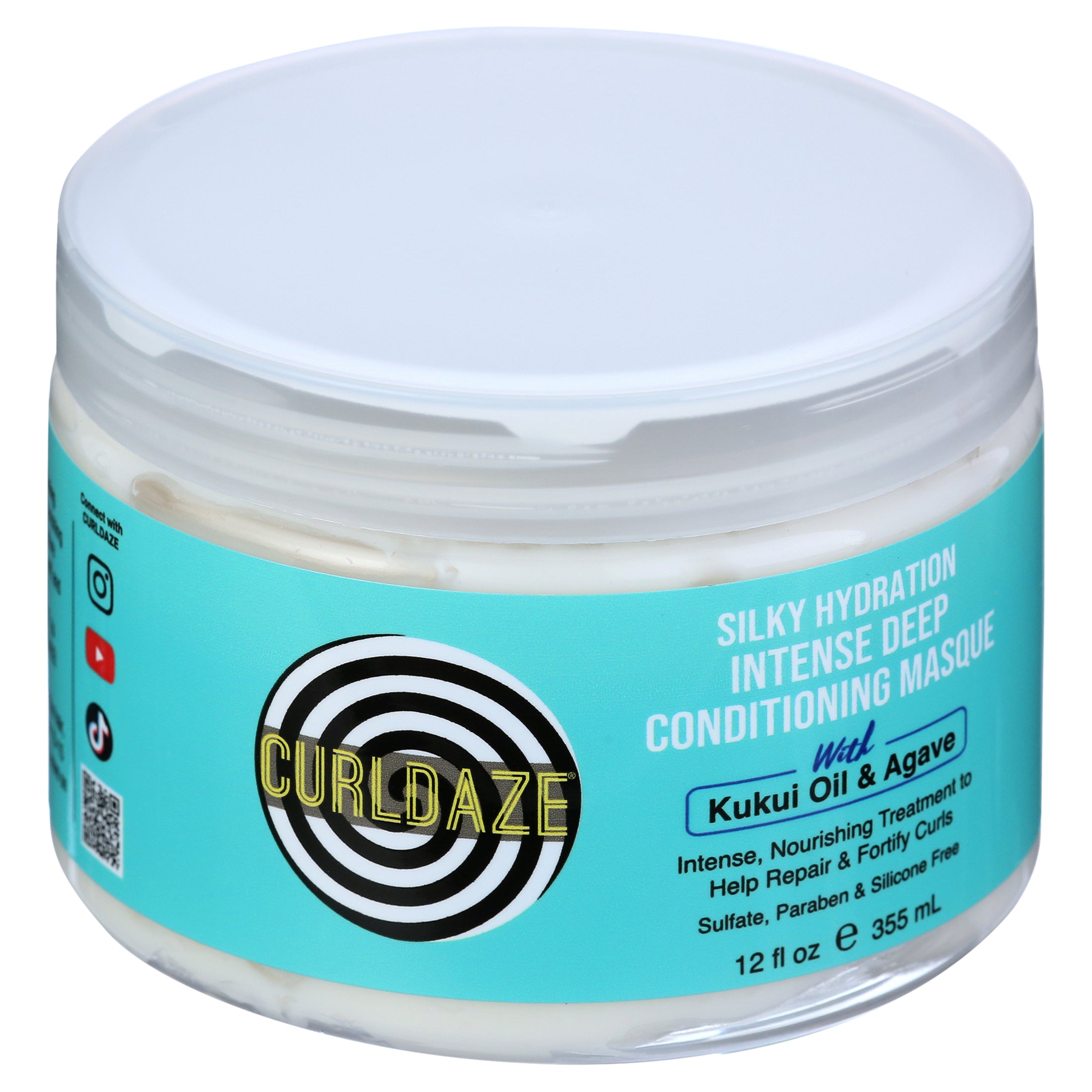 Curldaze Silky Hydration Intense Deep Conditioning Masque 12oz