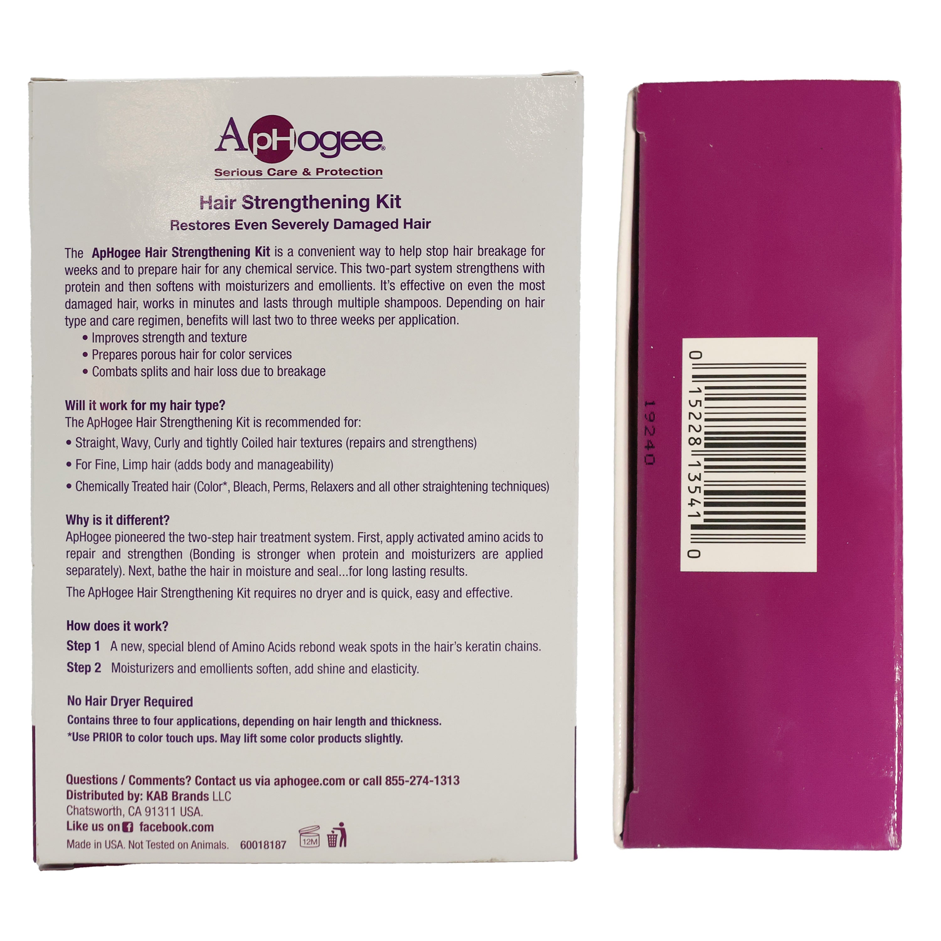 Aphogee Hair Strengthening Two Step Kit