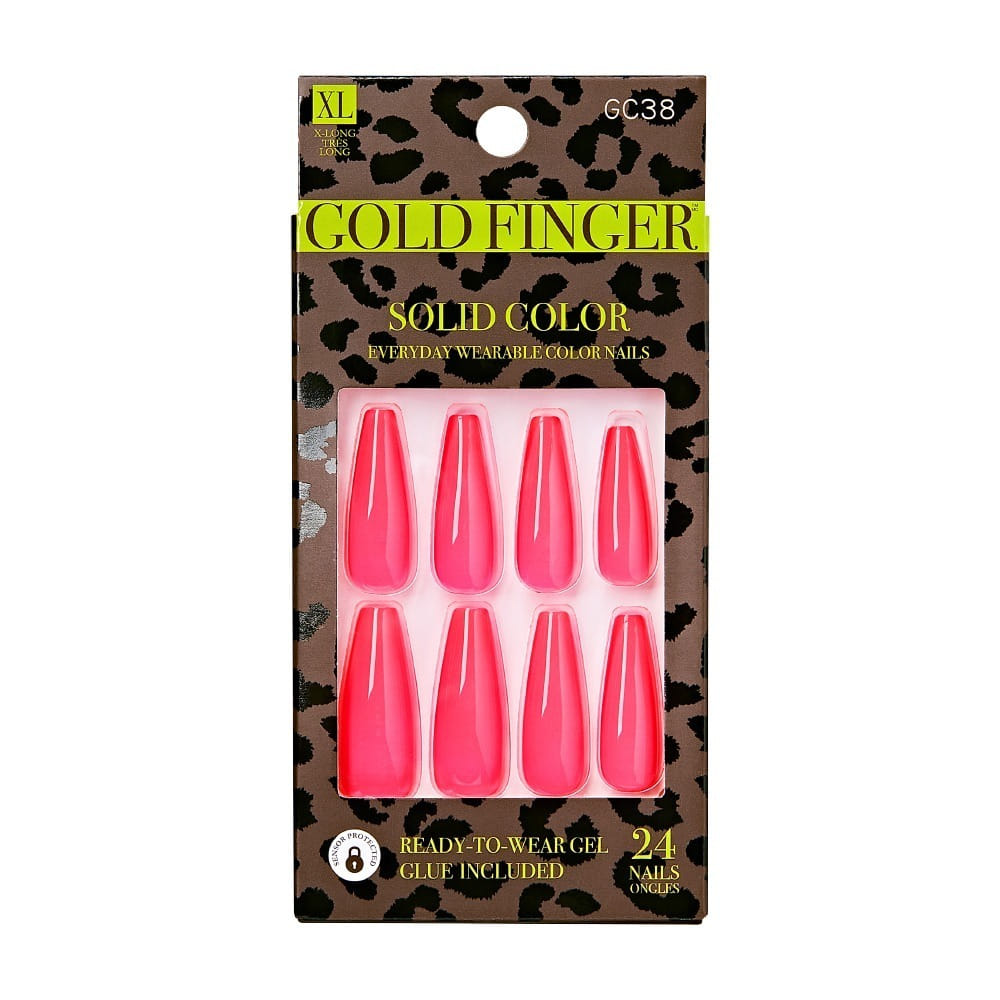 Goldfinger Solid Color Press on Nails- TIme is Mine GC38