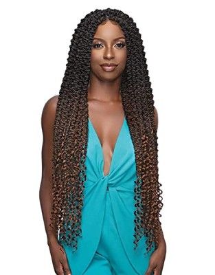 Janet Collection Nala Tress Flossi 30" Box Braid 1B/27